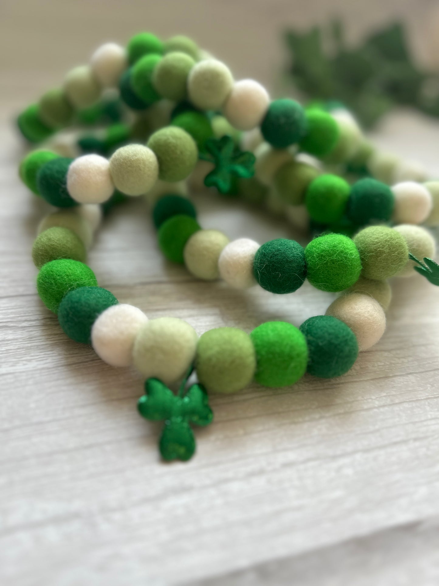 PomPom Pet Collar - Luck of the Irish