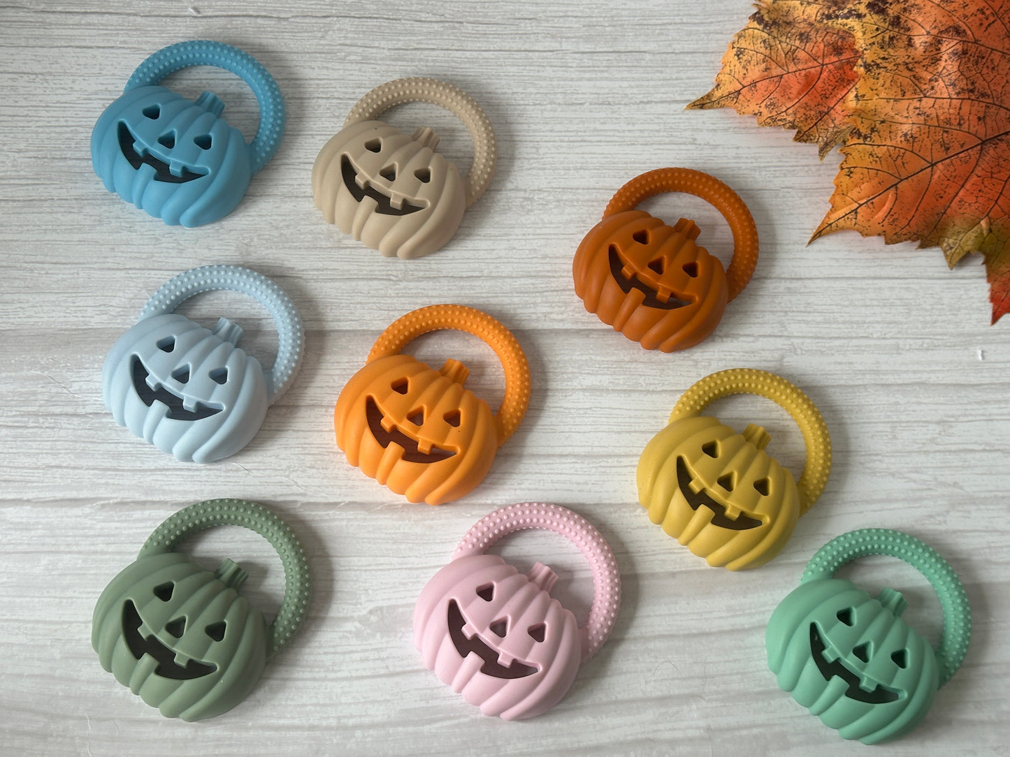 Pumpkin Lantern Silicone Teethers