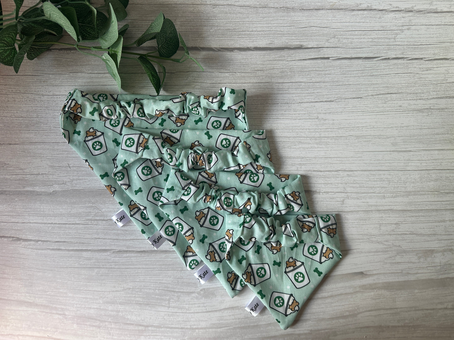 Cotton Pet Scrunchie Bandana - Pupcups