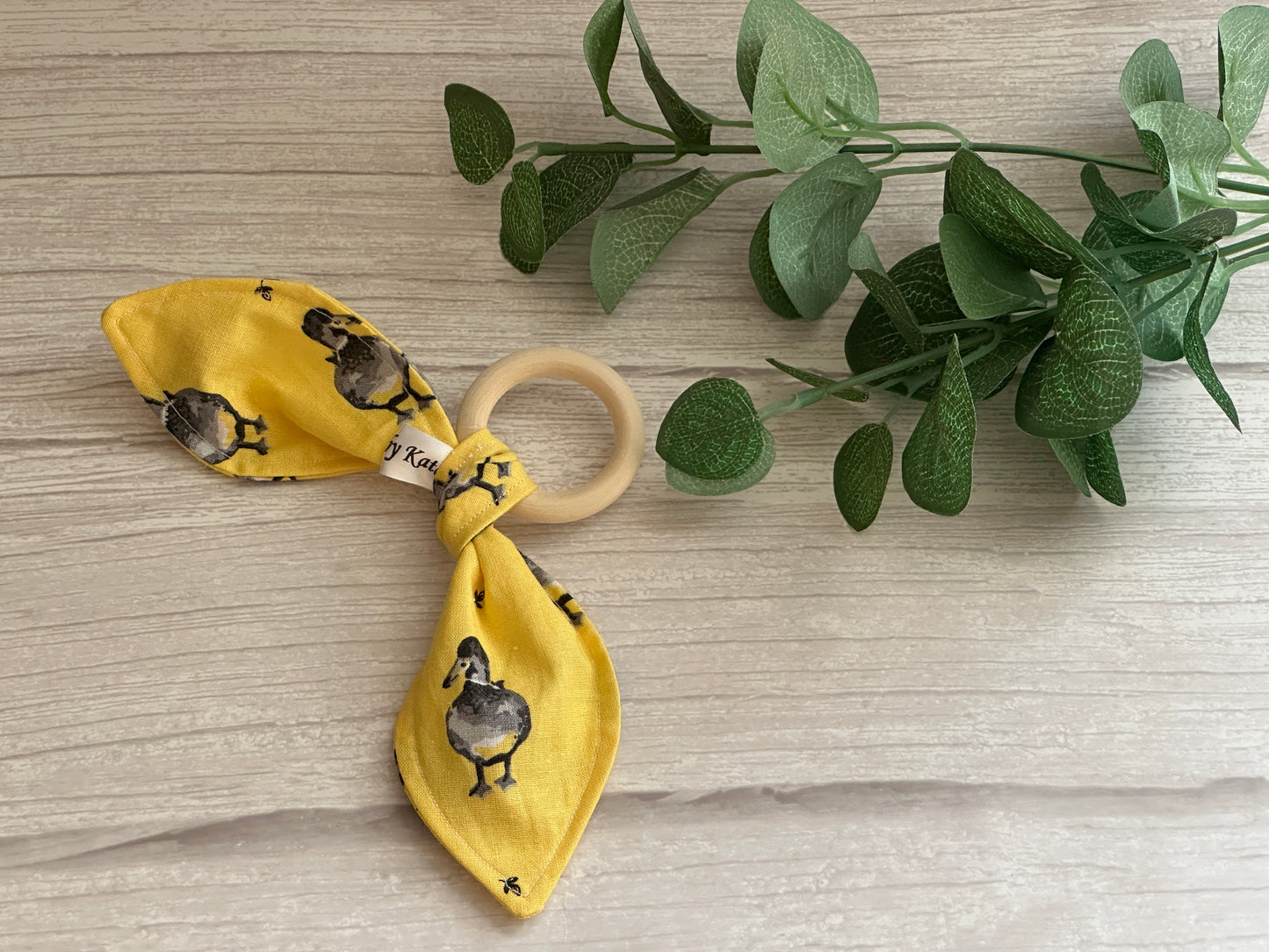 Cotton & Terry Towelling Baby Sets - Yellow Ducks
