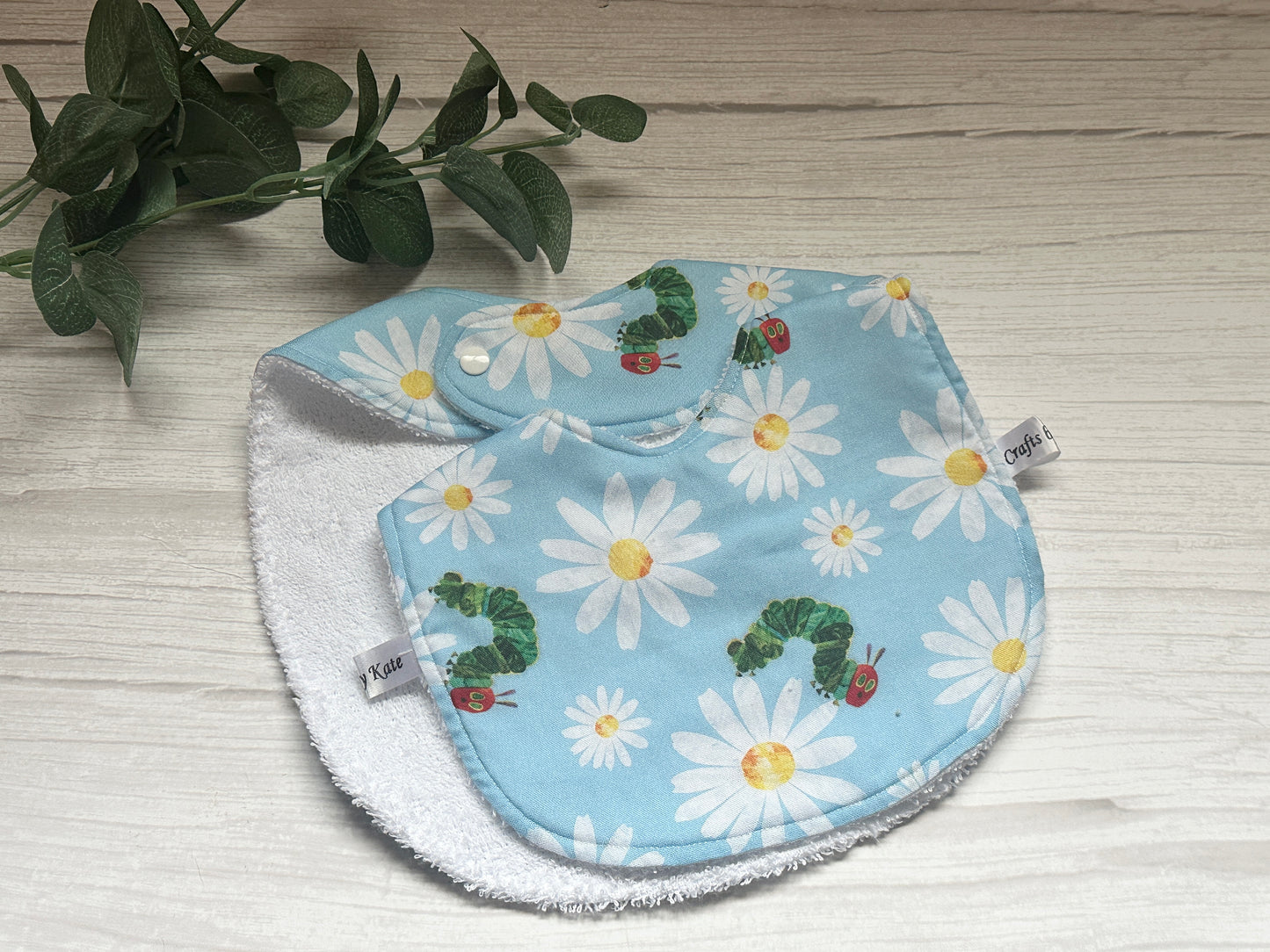 Cotton & Terry Towelling Baby Sets - Hungry Caterpillar in Spring