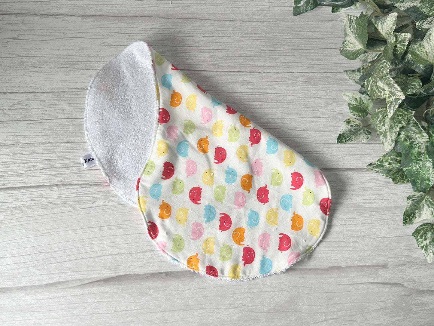 Cotton & Terry Towelling Baby Sets - Rainbow Elephant