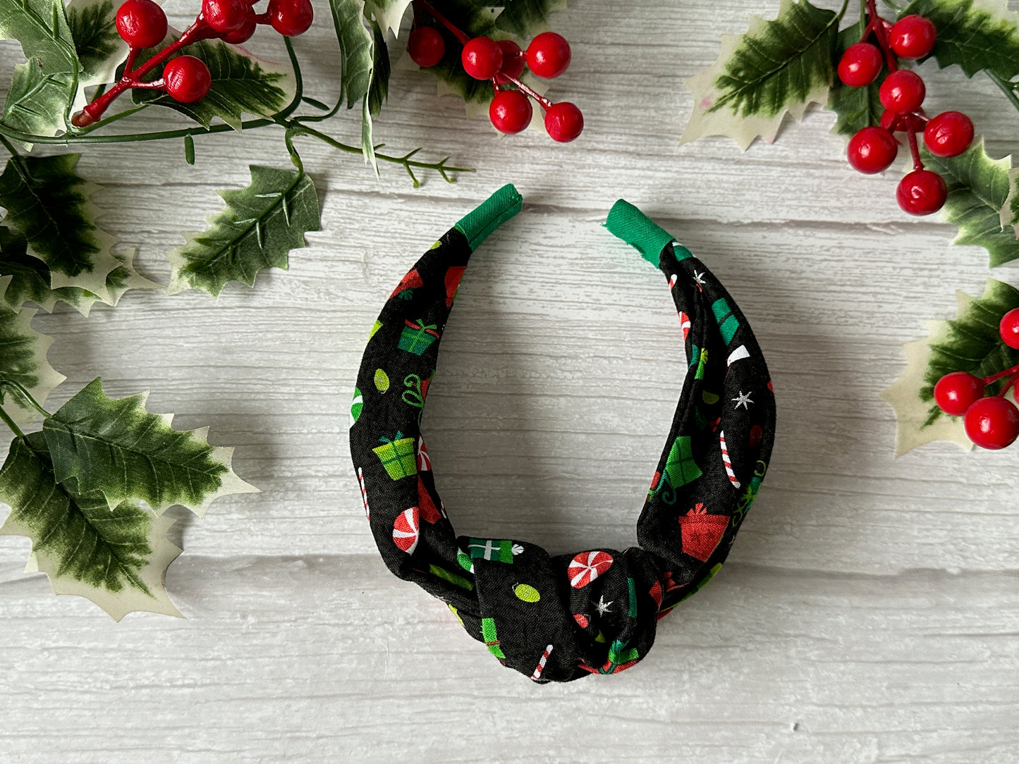 Cotton Knotted Headband - Christmas Presents