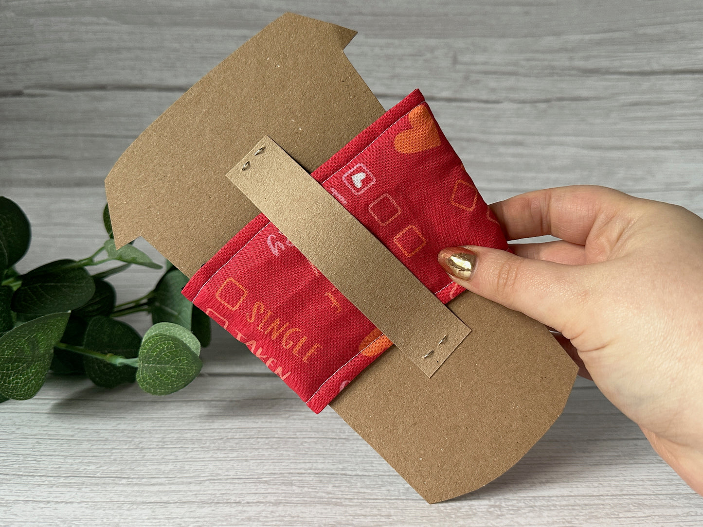 Cotton Reusable Cup Cozy - Single, Taken, Hungry
