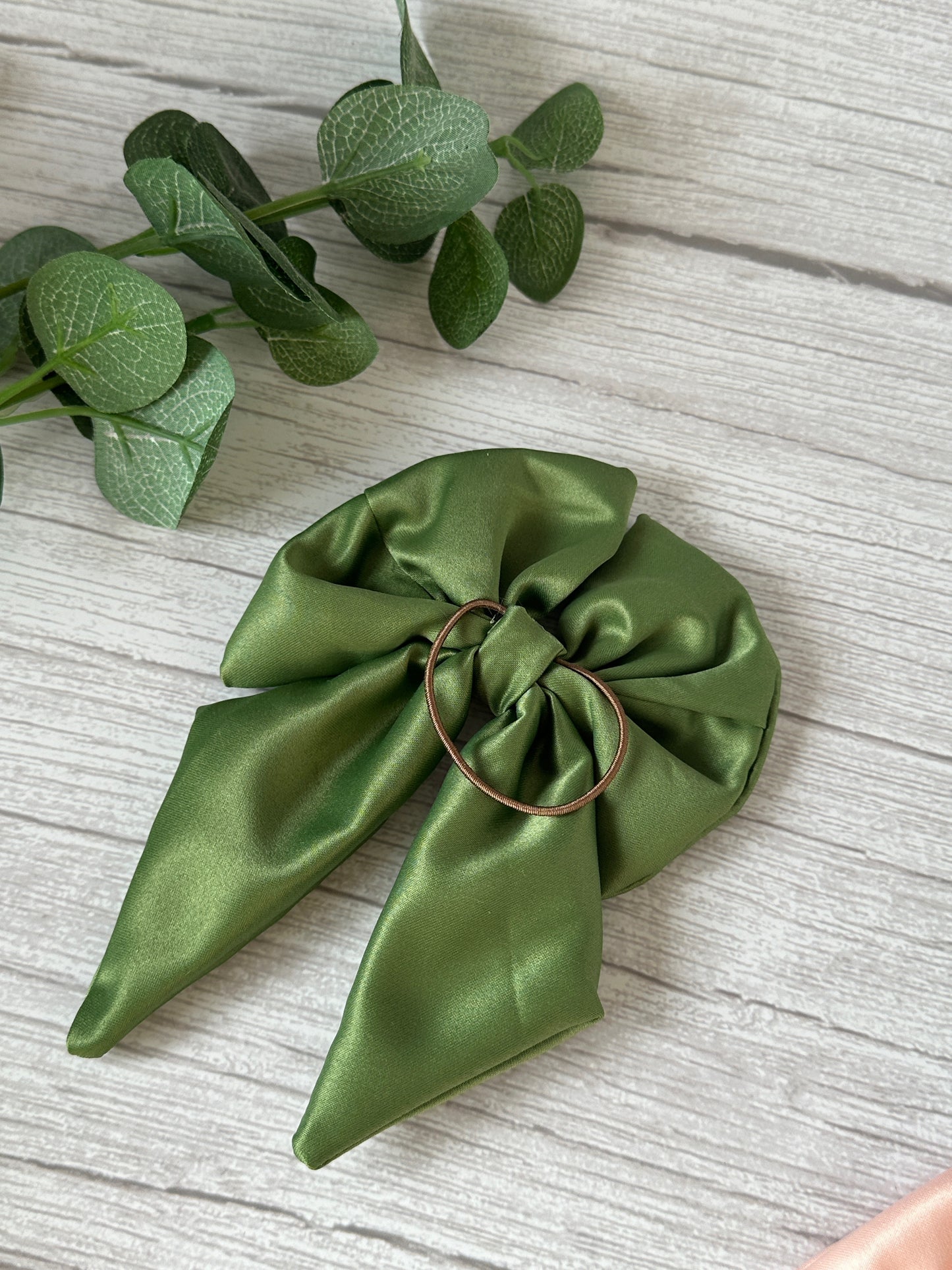 Satin Sailor Bow with hair band - Bridal Collection