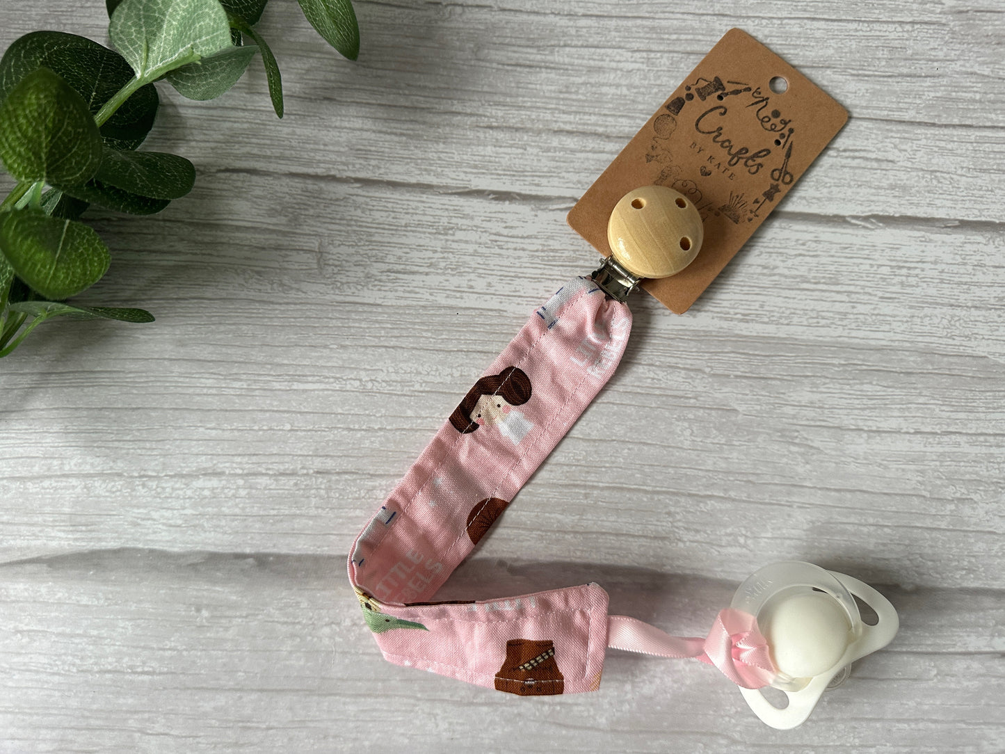 Cotton & Bamboo Baby Dummy Clip - Star Wars Little Rebels