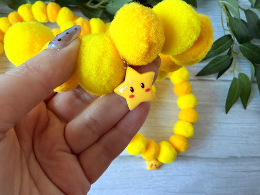 PomPom Pet Collar - Magic Star