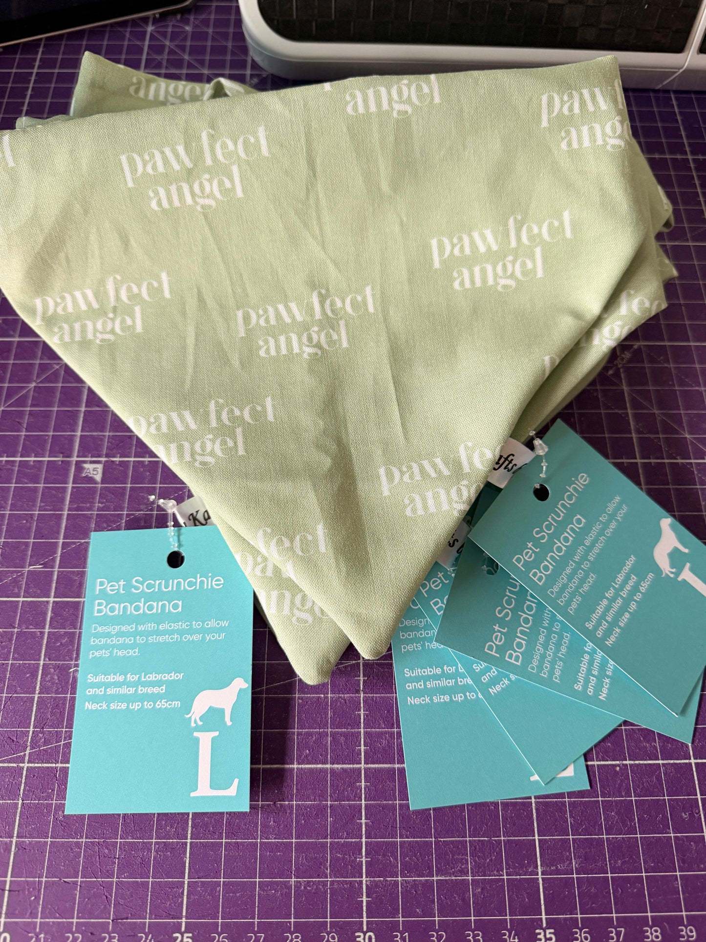 Custom Order - scrunchie bandanas final payment