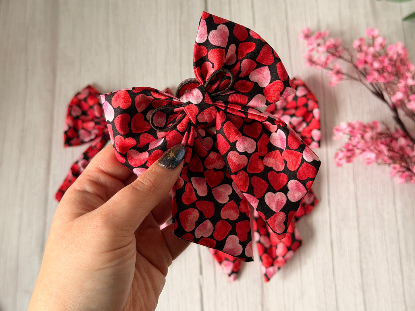 Pet Sailor Bows - Be my valentine