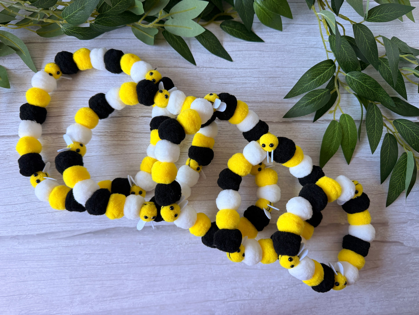 PomPom Pet Collar - Bee Vibes