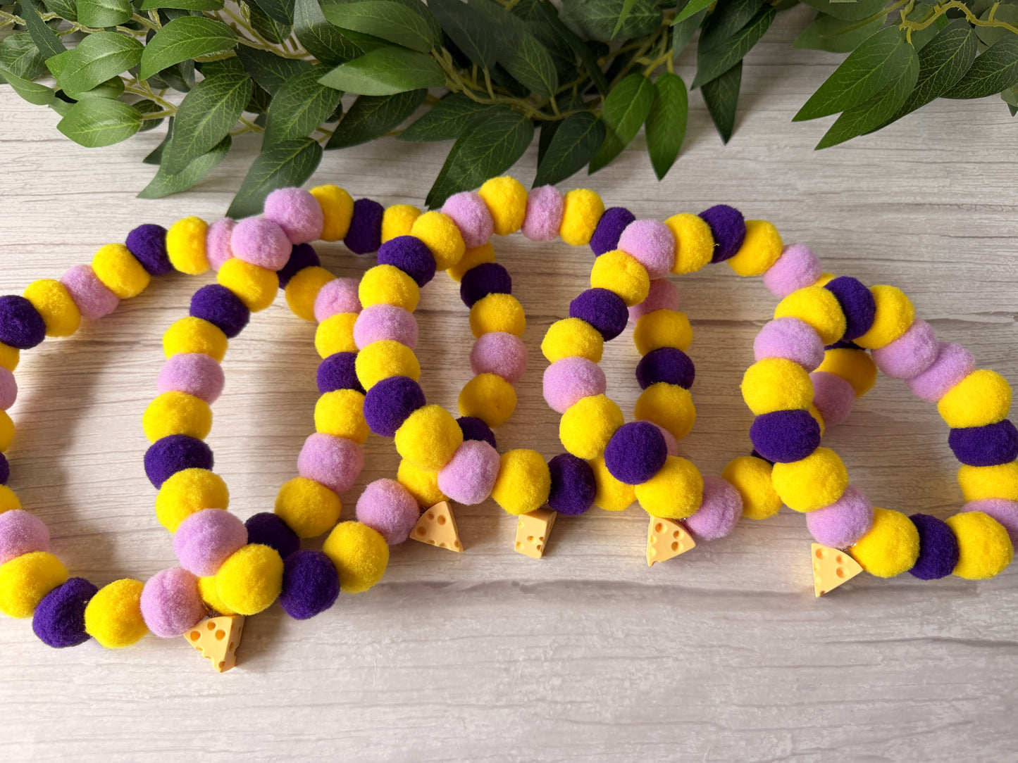 PomPom Pet Collar -  Cheesetastic