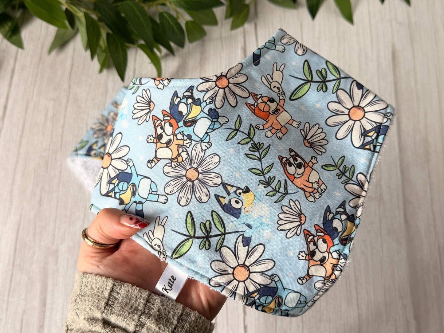 Cotton & Terry Towelling Baby Sets - Bluey & friends