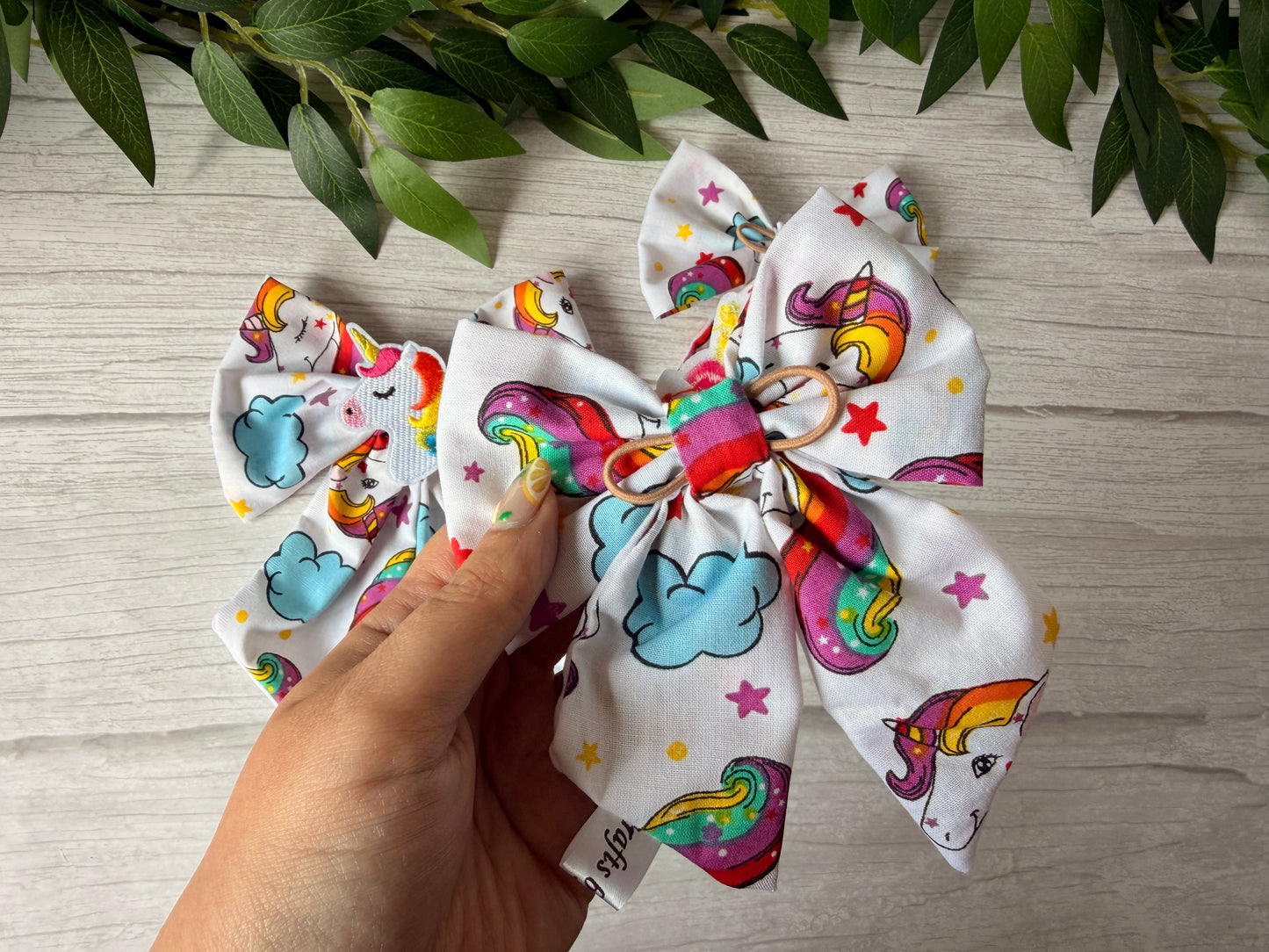 Pet Sailor Bows - Pride Unicorns
