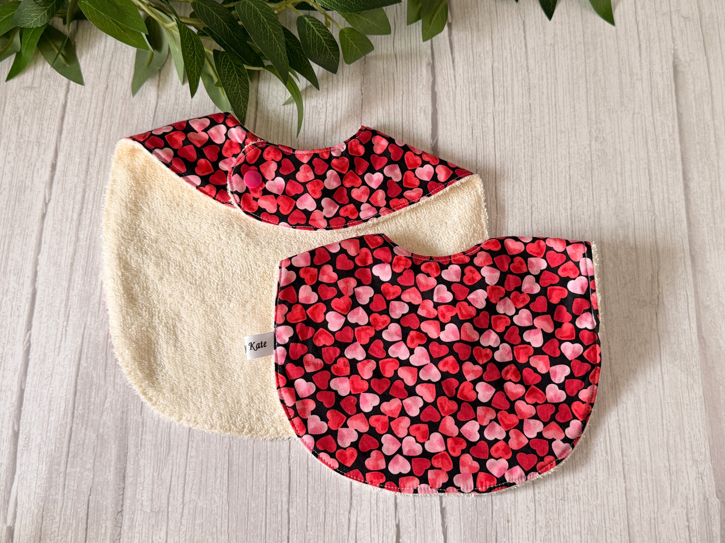 Cotton & Terry Towelling Baby Sets - Hearts for days