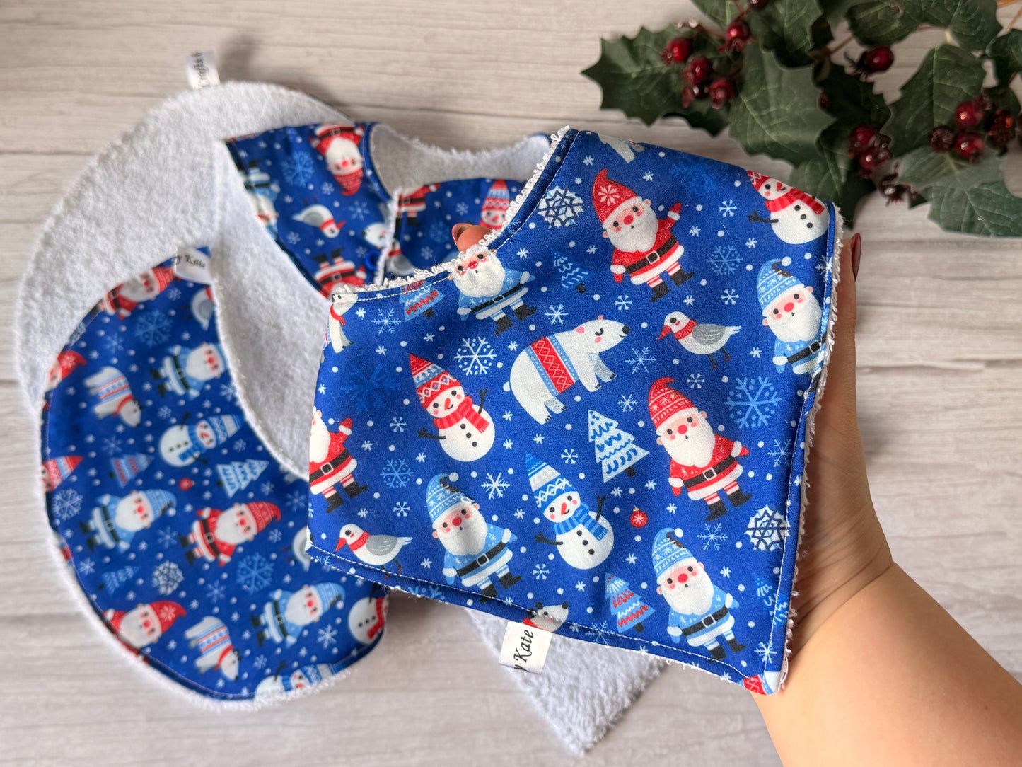 Cotton & Terry Towelling Baby Sets - North Pole