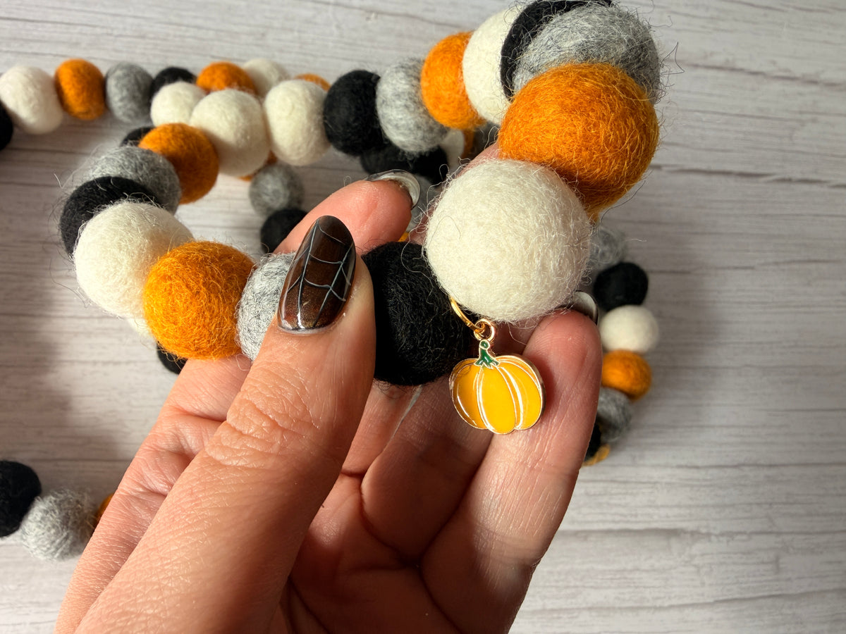 PomPom Pet Collar - Harvest season