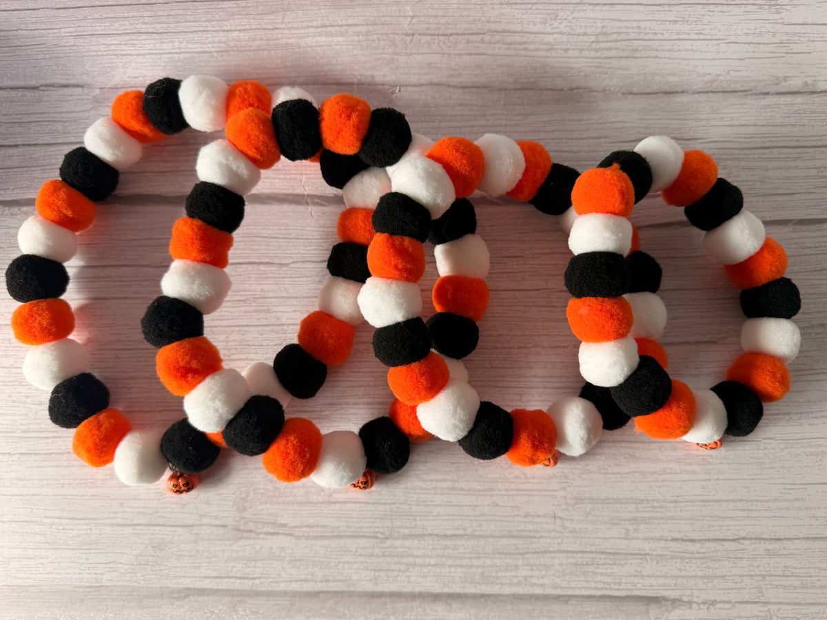 PomPom Pet Collar - Trick or Treat