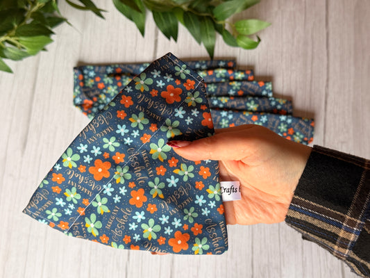 Cotton Pet Bandana with collar attachment - Arrogant Asshole