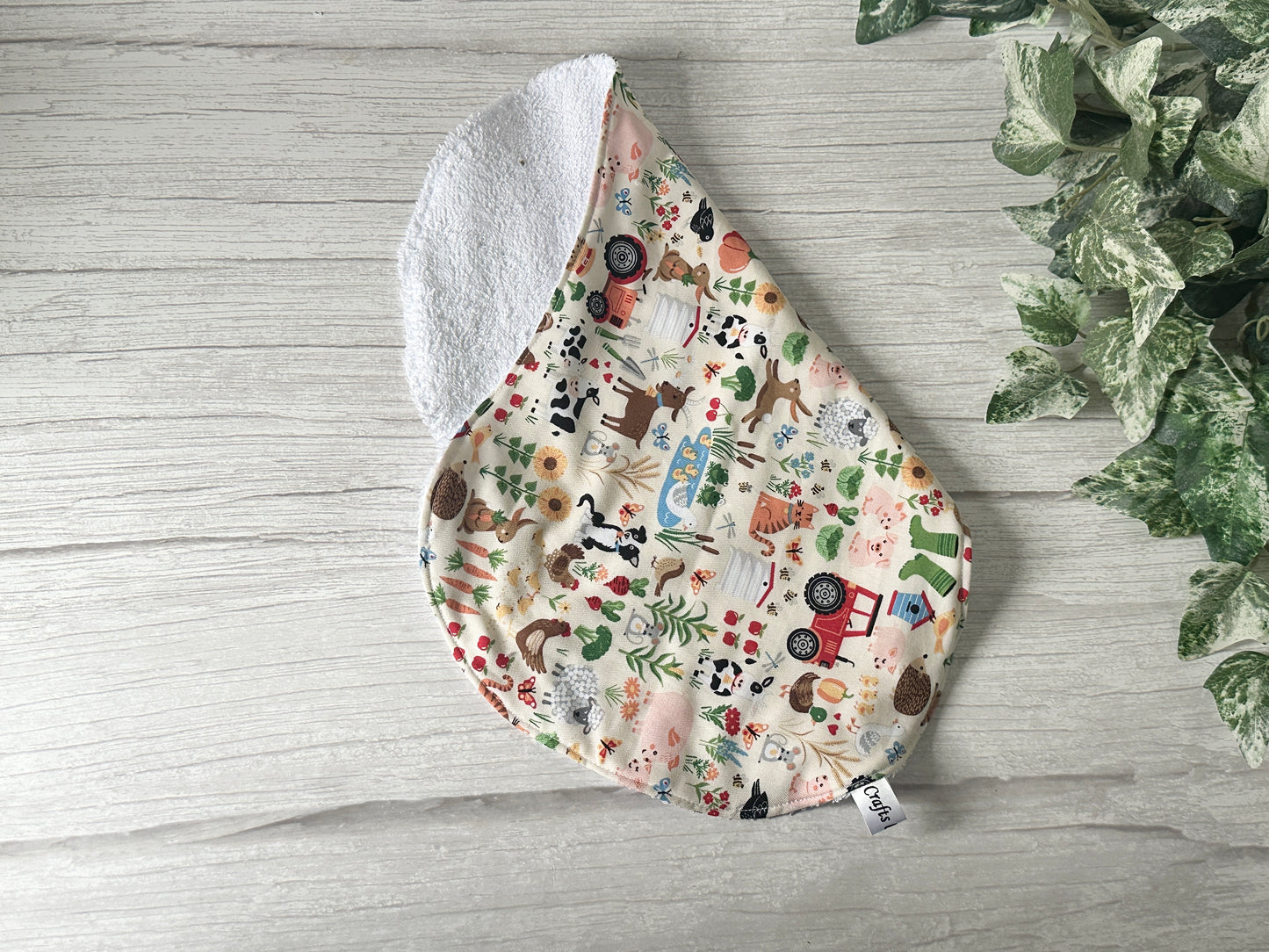 Cotton & Terry Towelling Baby Sets - Farm life