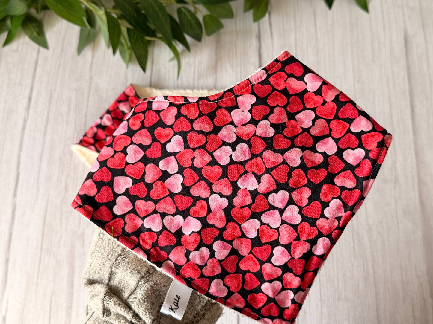 Cotton & Terry Towelling Baby Sets - Hearts for days