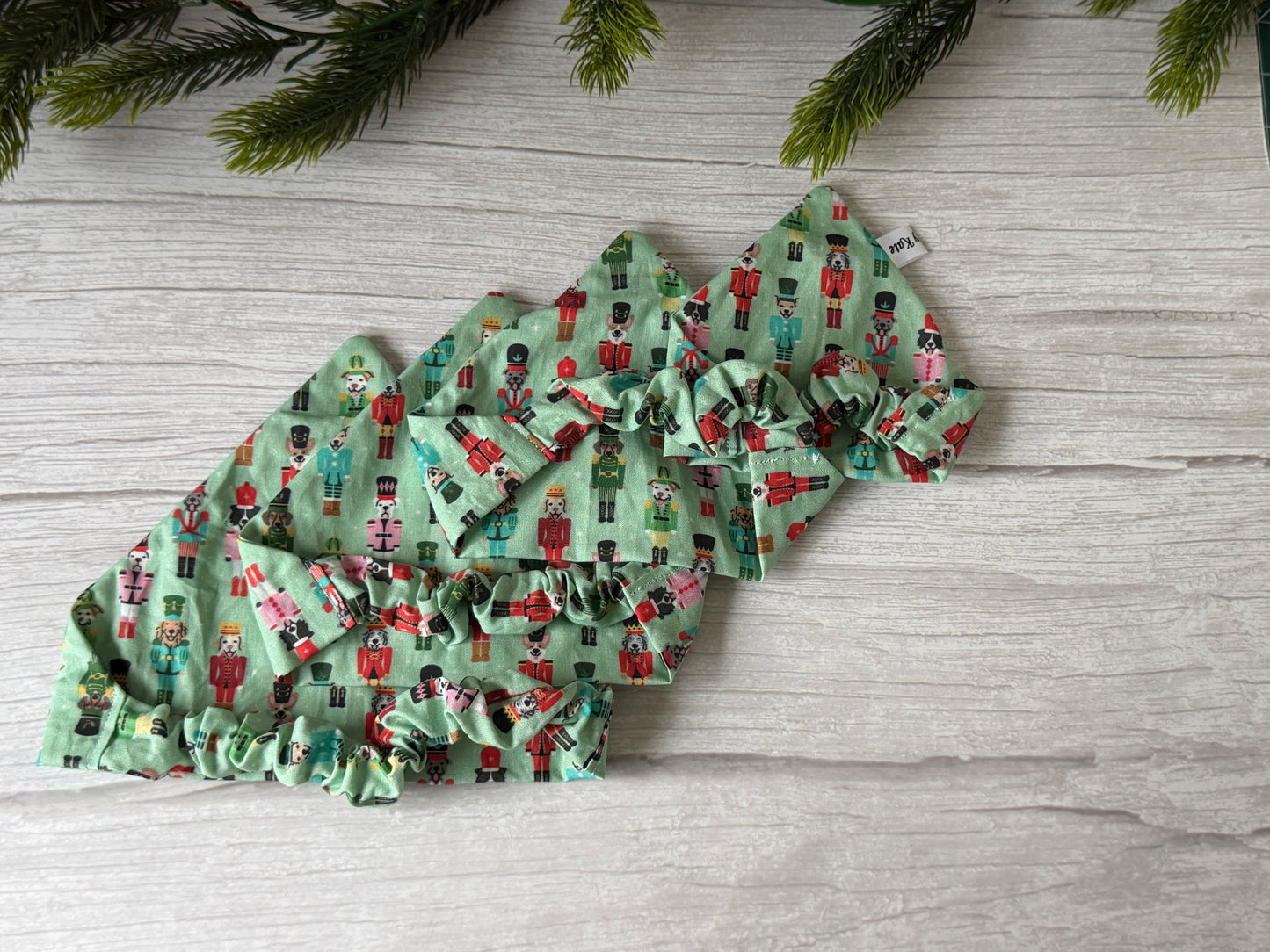 Cotton Pet Scrunchie Bandana - Dog Nutcrackers
