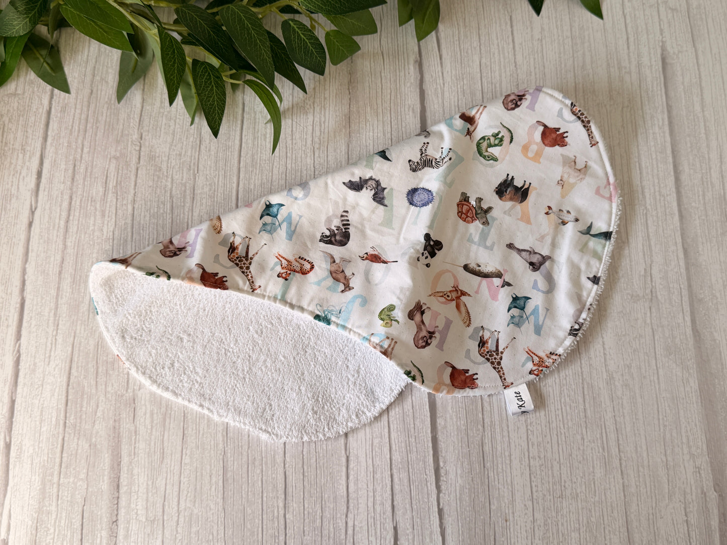 Cotton & Terry Towelling Baby Sets - Alphabet Animals