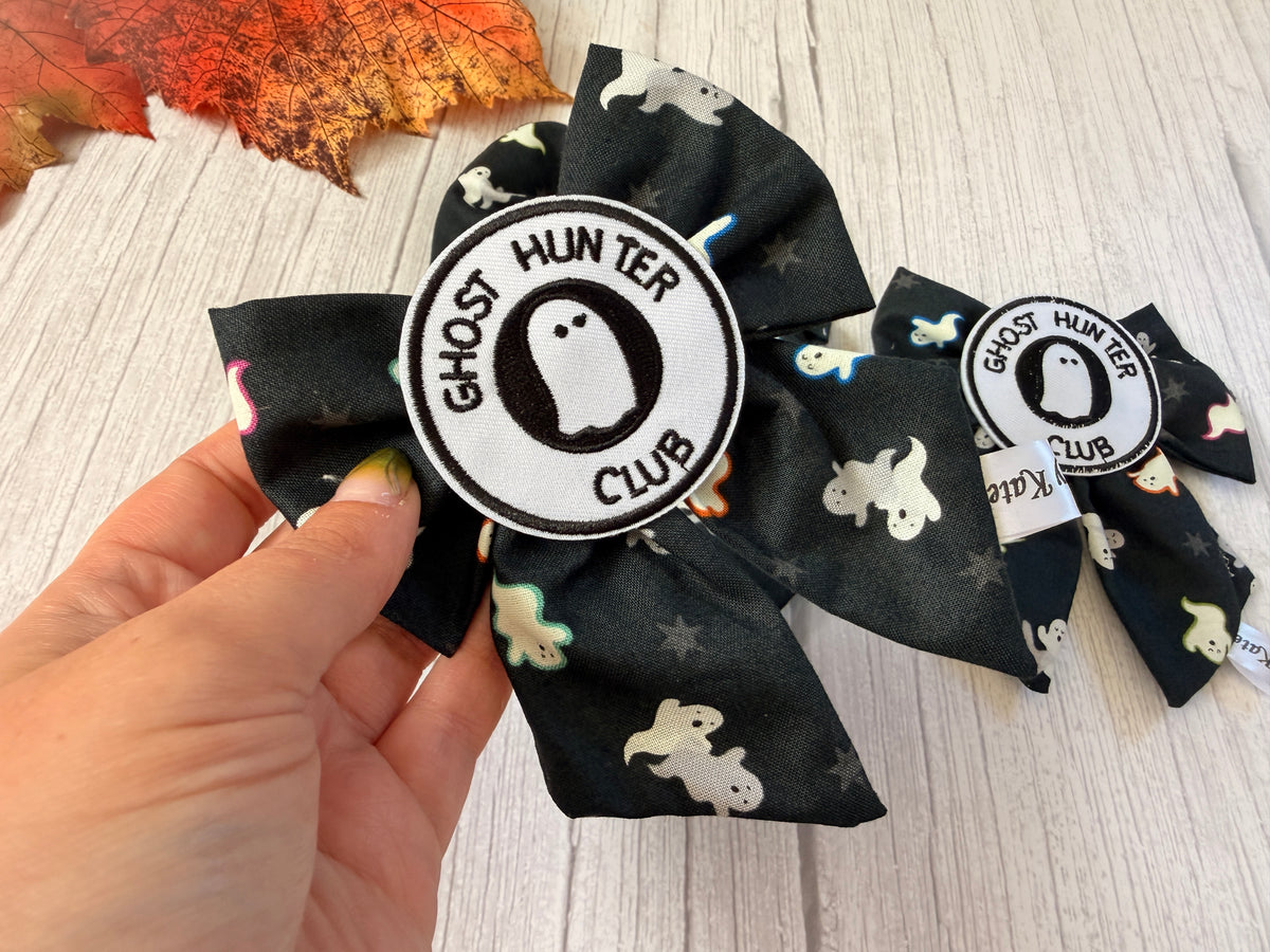 Pet Sailor Bows - Ghost Hunter Club