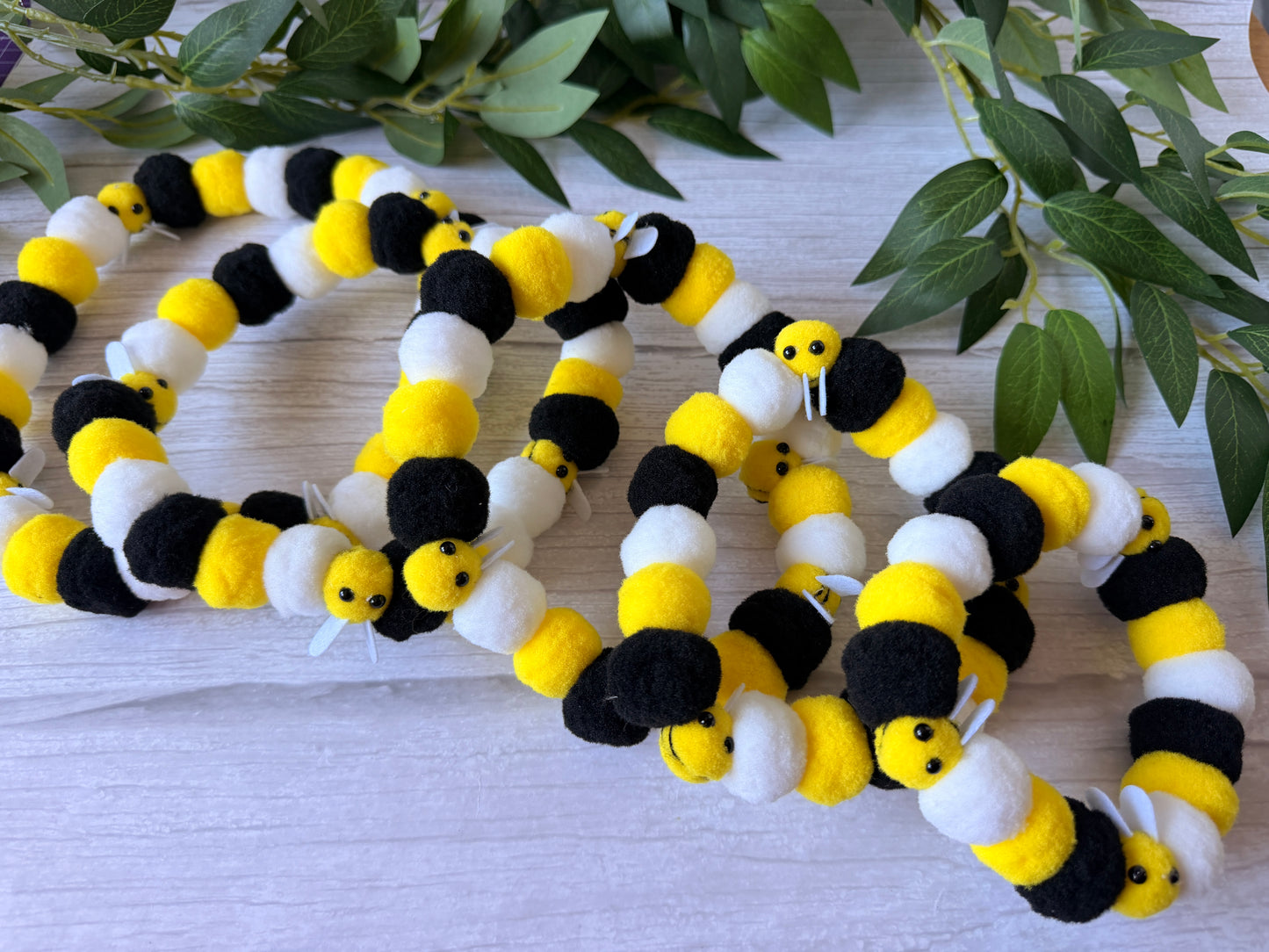 PomPom Pet Collar - Bee Vibes