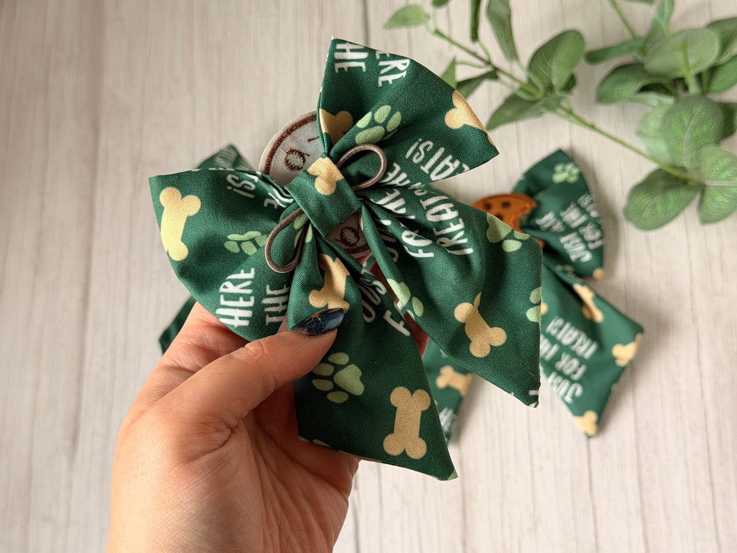 Pet Sailor Bows - Here for the treats