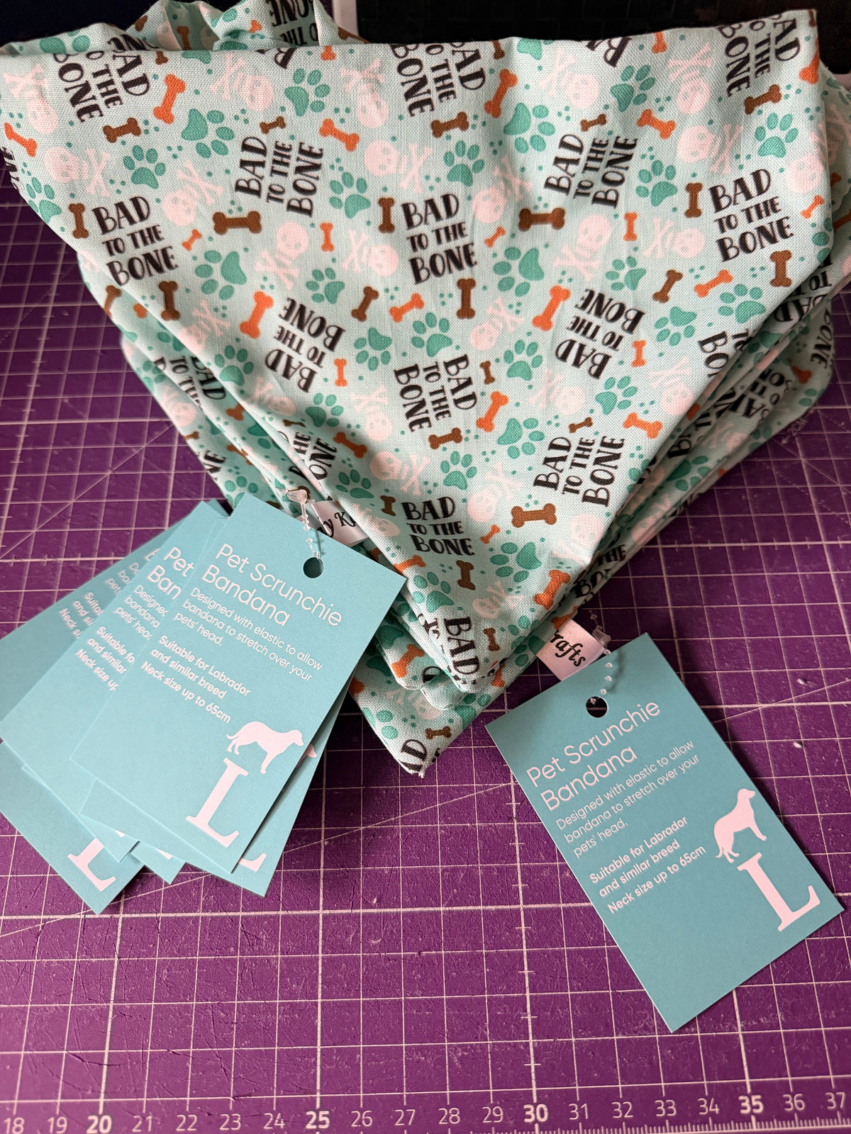 Custom Order - scrunchie bandanas final payment