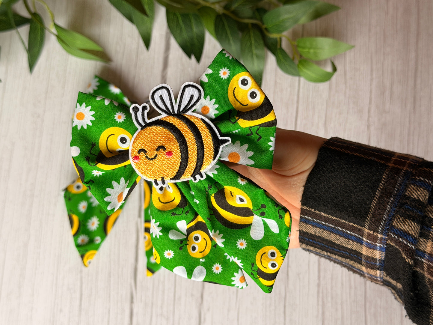 Pet Sailor Bows - Busy Bee