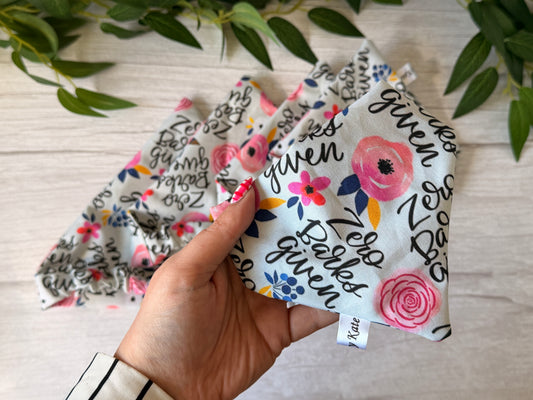 Cotton Pet Scrunchie Bandana - Zero Barks Given
