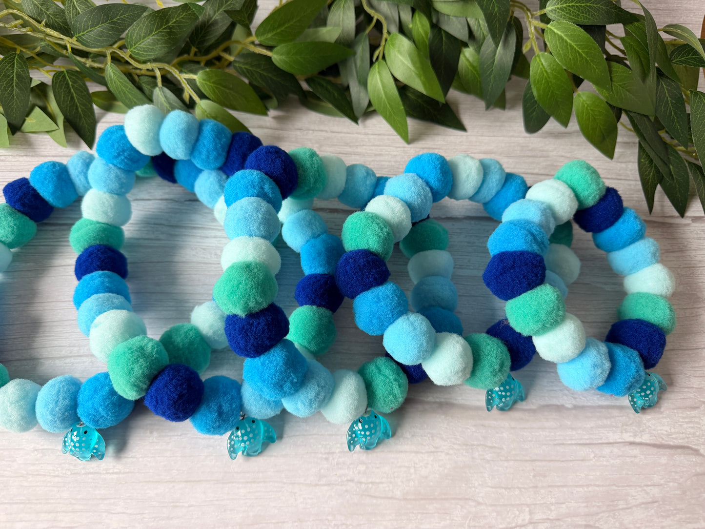 PomPom Pet Collar - Sea Life