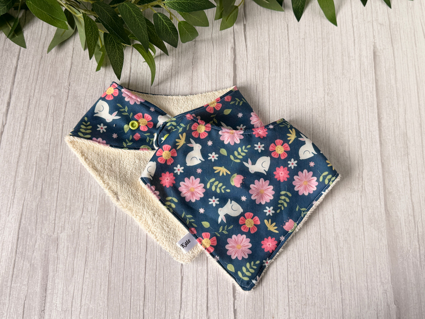 Cotton & Terry Towelling Baby Sets - Spring Bunnies