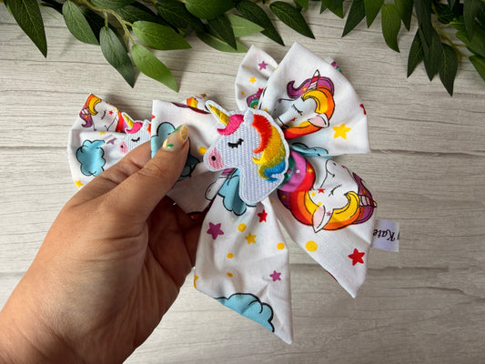 Pet Sailor Bows - Pride Unicorns