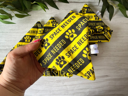 Cotton Pet Scrunchie Bandana - Space Needed