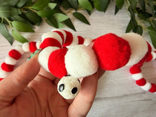 PomPom Pet Collar -  Football Season