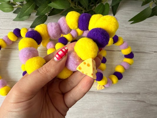 PomPom Pet Collar -  Cheesetastic