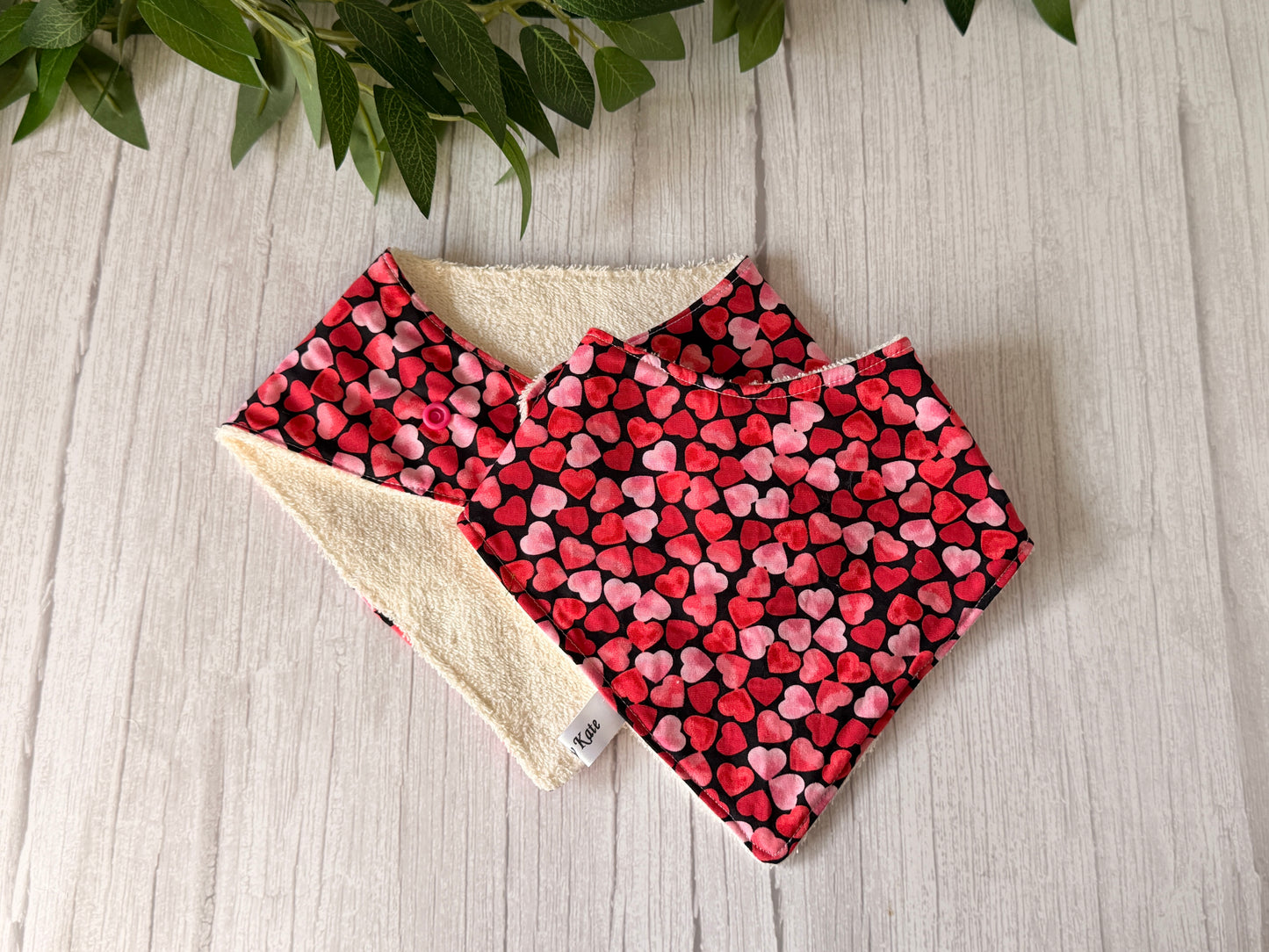 Cotton & Terry Towelling Baby Sets - Hearts for days
