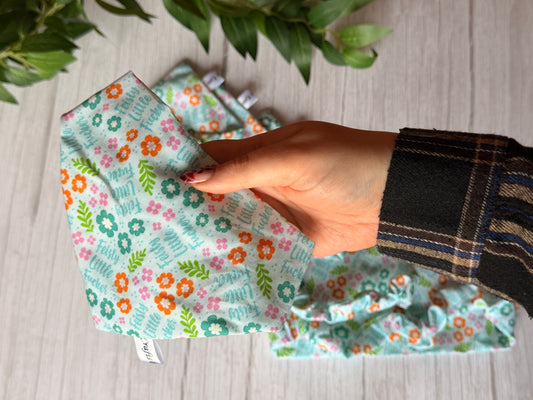 Cotton Pet Scrunchie Bandana - Feisty Little Fucker