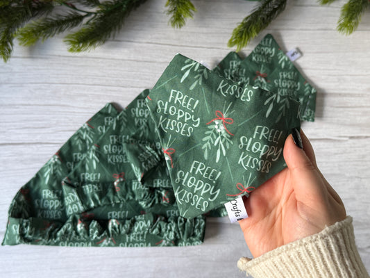 Cotton Pet Scrunchie Bandana - Free sloppy kisses