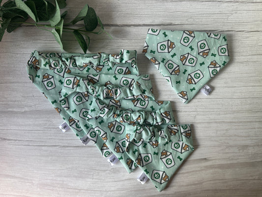 Cotton Pet Scrunchie Bandana - Pupcups