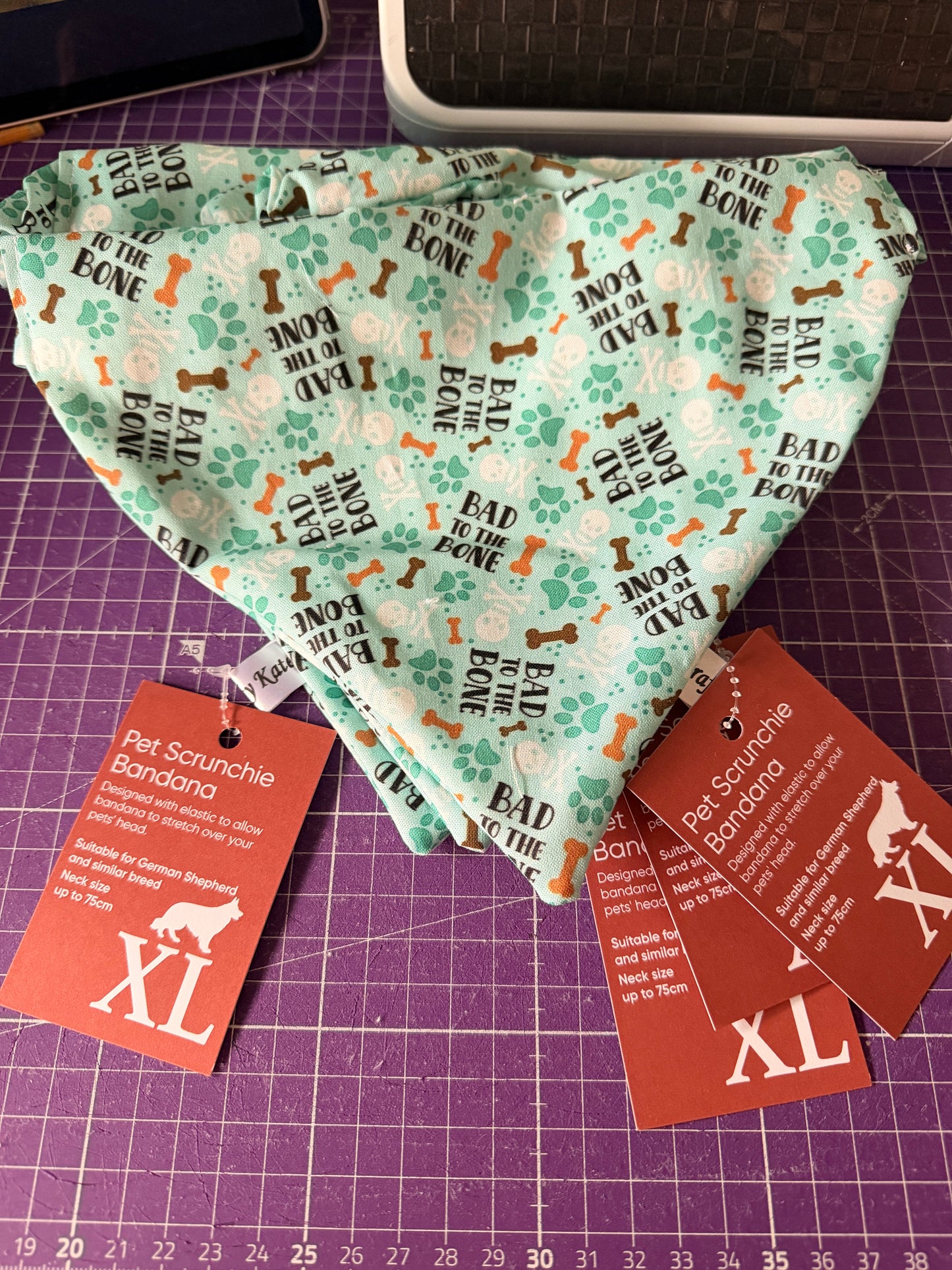 Custom Order - scrunchie bandanas final payment