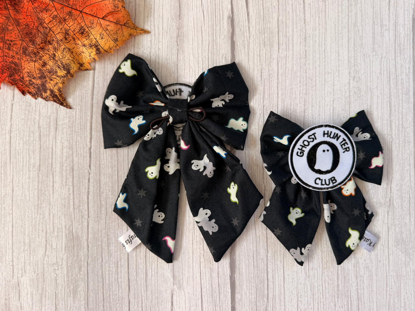 Pet Sailor Bows - Ghost Hunter Club