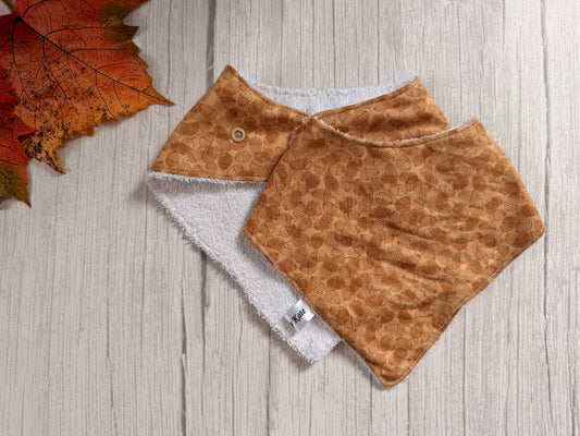 Cotton & Terry Towelling Baby Bibs - Pumpkin Season (Copy)