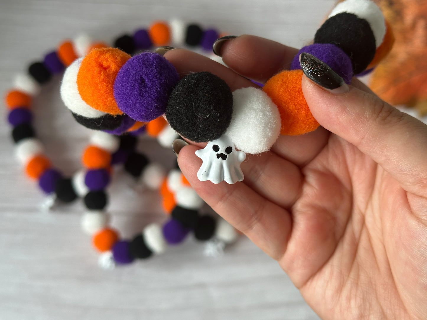 PomPom Pet Collar - Halloween
