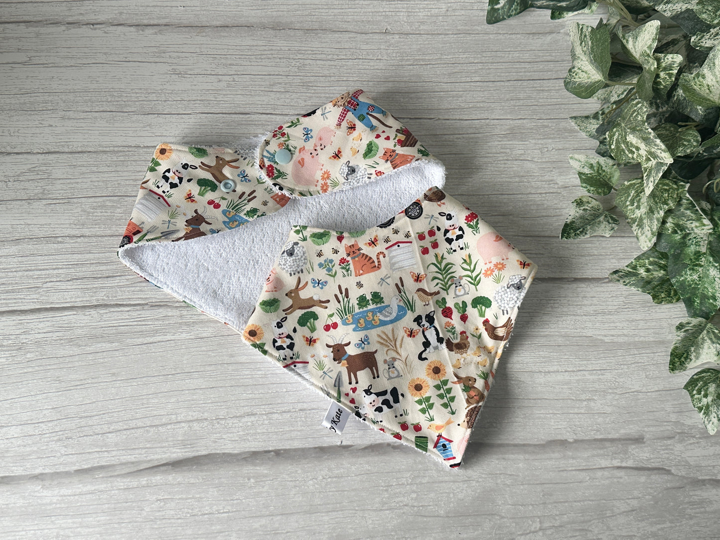 Cotton & Terry Towelling Baby Sets - Farm life