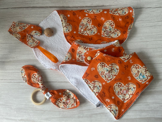 Cotton & Terry Towelling Baby Sets - Fall with Peter Rabbit & friends