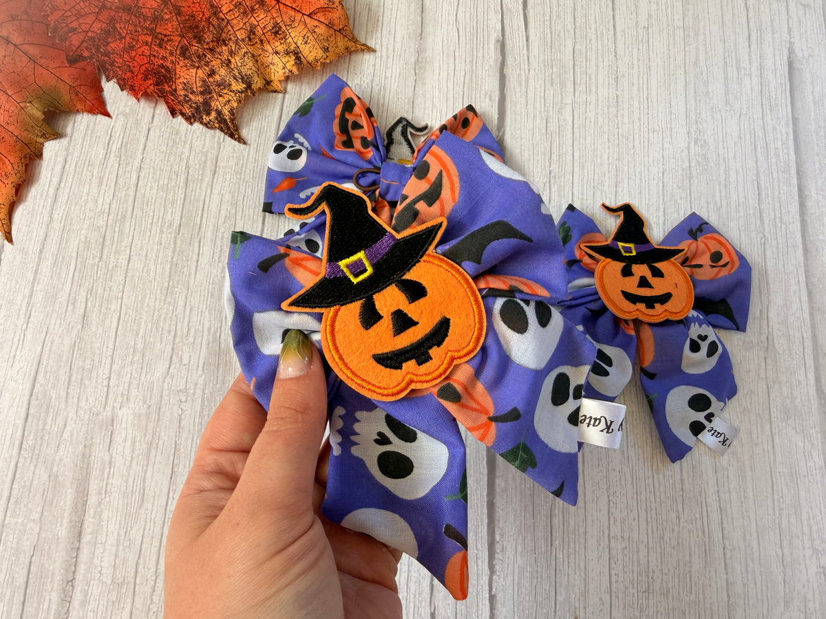 Pet Sailor Bows - Trick or Treat