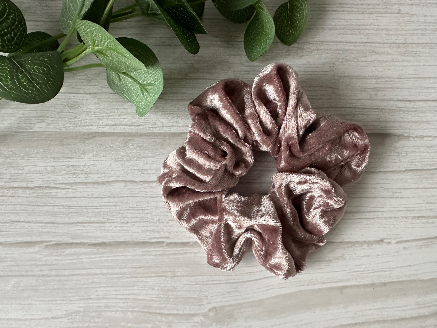 Crushed Velvet Extra Large Scrunchie - Blush Pink